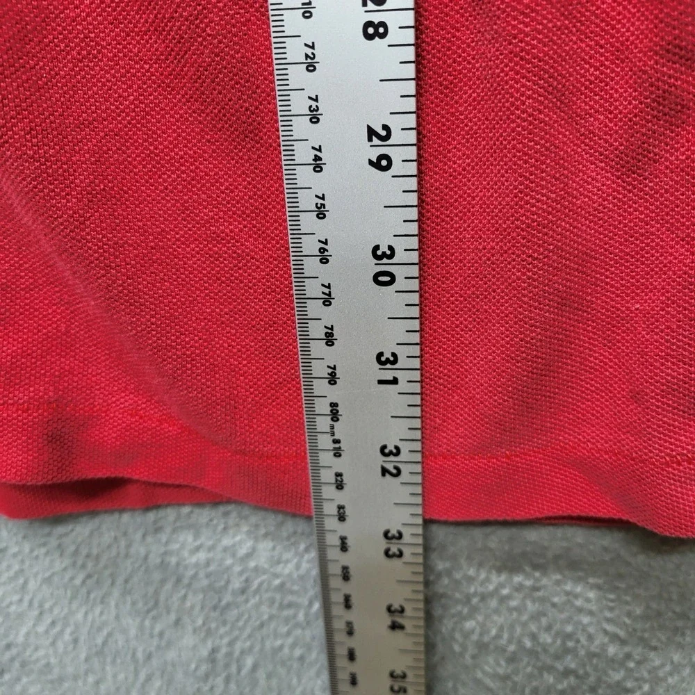 Polo Ralph Lauren Men Polo XXL Red Short‎ Sleeve Y2K